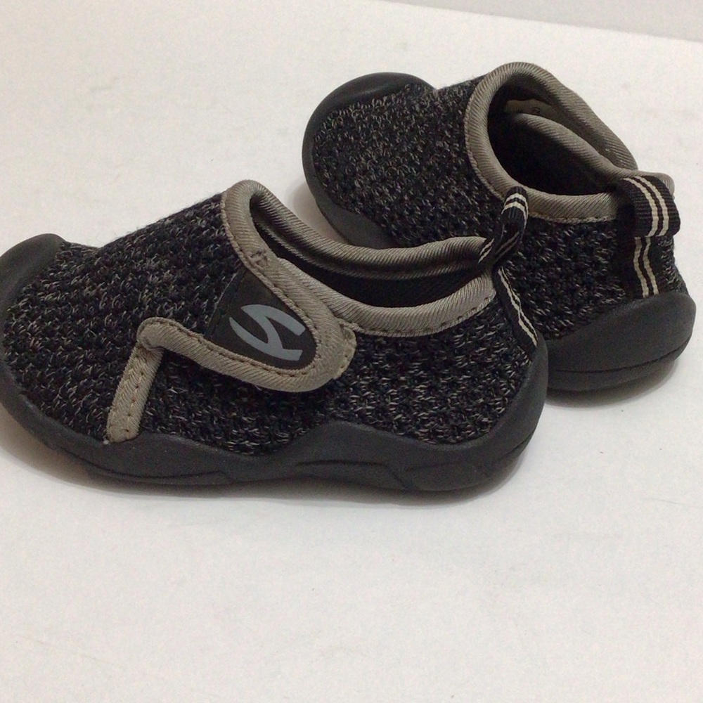 Comfy Black and Gray Kids Water Shoes